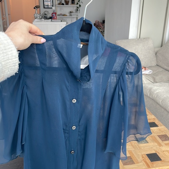 Jenni Kayne 100% Silk Blouse - Picture 6 of 10